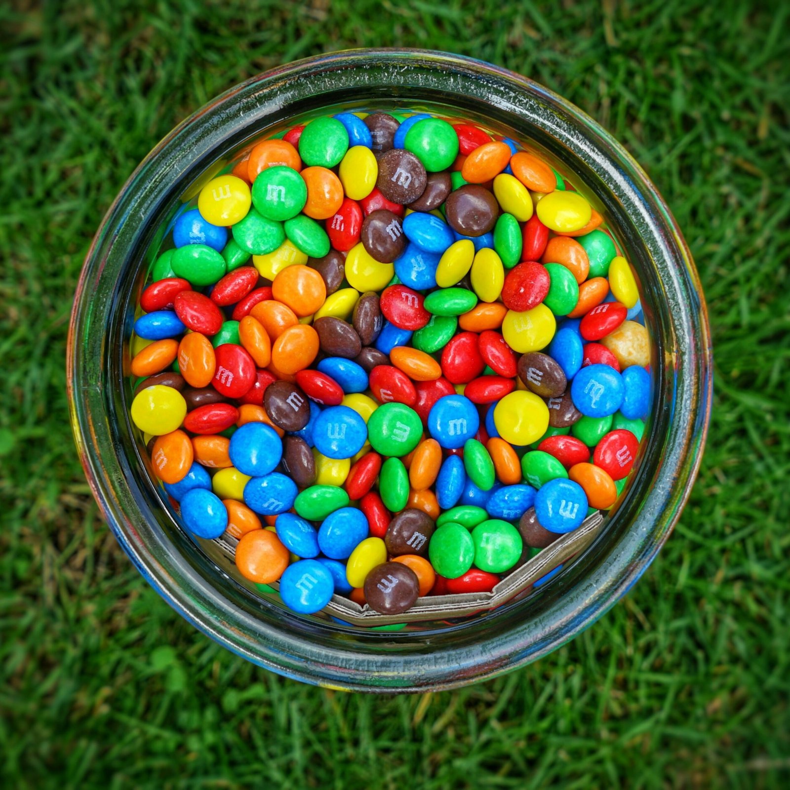 jar of M&M's